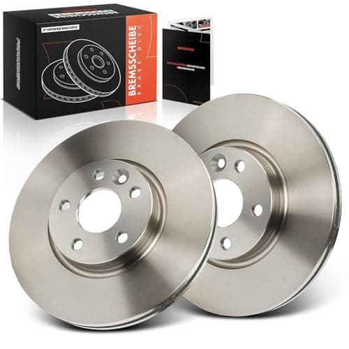 Image of Frankberg Brake Disc Set incl. 2x Discs Front Vented Ø300mm Compatible with Galaxy WA6 S-Max WA6 V60 I 155 V70 III 135 Replace# 6G912C375FB