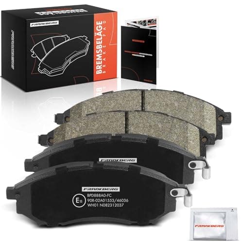 Image of Frankberg Brake Pad Set incl. 4x Pads Front Compatible with Qashqai +2 I J10 NJ10 Koleos I HY Murano II Z51 Pathfinder III R51 Replace# 41060CC090,41060AT30J