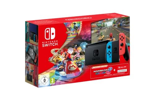 Image of Nintendo Console SWITCH - Bundle Mario Kart 8 (CIB) + 3 mois Switch Online 203323 Black
