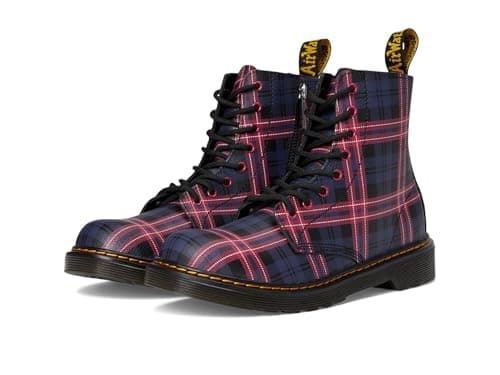 Image of Dr. Martens Girls' 1460 Pascal (Big Kid) Fashion Boot, Black multi-coloured, 5 UK
