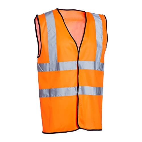 Image of Blackrock Orange Hi Vis Vest, Rail High Vis Vests, Hi-Vis Jackets, High Visibility, Safety Vest, Reflective, Hivisible PPE, Hi Viz, Security Vests, Workwear, Work, Cycling, Mens Womens