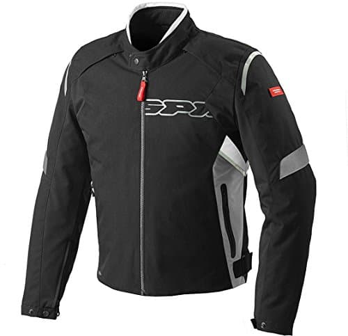 Image of Spidi D160 836 Flash Motorcycle Motorbike Textile Jacket Black/Grey/White