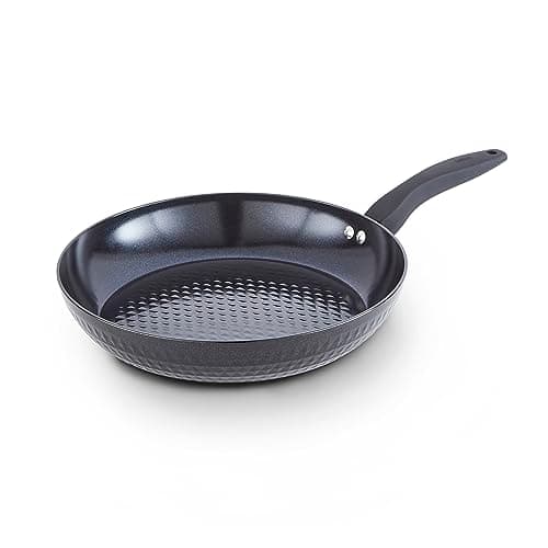 Image of Tower T900137 Diamo Frying Pan with Black Diamond Ceramic Non-Stick Coating & Softtex Handle, Aluminium, 30cm, Black
