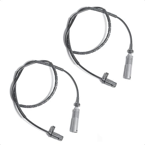 Image of LithTor ABS Wheel Speed Sensor Front Left And Right 34526762465 for BMW 1 Series E81 E82 E87 E88 3 Series E46 E90 E91 E92 E93 Wheel Speed Sensor Anti-lock Brake Sensor (34526762465 - front * 2)