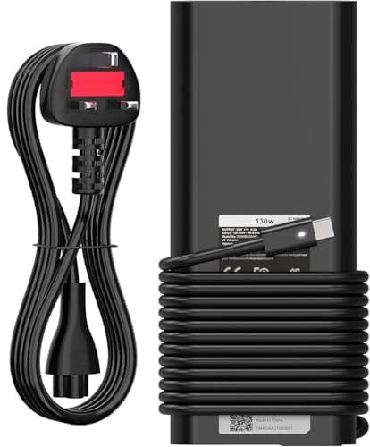 Image of NEW for Dell 130w charger usb c Compatible with Dell XPS 15 17 2in1 9575 9500 9510 9520 9530 9700 9710 9720 9730,Precision 5570 5560 5550 5530 5760 5750 3560 Latitude 7410 7310