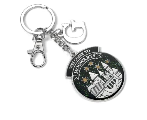 Image of Harry Potter Official Personalised Hogwarts Keyring G Initial