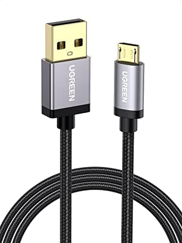 Image of UGREEN Micro USB Cable 2A USB to Micro USB Fast Charge Cable Compatible with Galaxy S7, S6, S5, A10, Huawei Y9, Y7, Y6, Moto E6, Xperia Z5, Z3, Kindle Fire (0.5M)