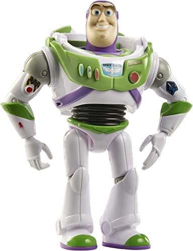 Image of Buzz Lightyear Disney and Pixar Toy Story Buzz Lightyear Action Figure 7-in / 17.8-cm Tall, Highly Posable with Authentic Detail, Movie Toy, Gift for Collectors & Kids Ages 3 Years Old & Up