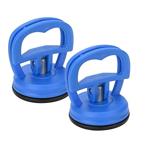 Image of ebuyerfix 2 Pack Blue Mini Heavy Duty Suction Cup Strong Grip Tool for Lifting Glass Removing Screens Tablets LCD Displays Small Repairs Compact Durable Multi-Purpose Vacuum Lifter for Electronics