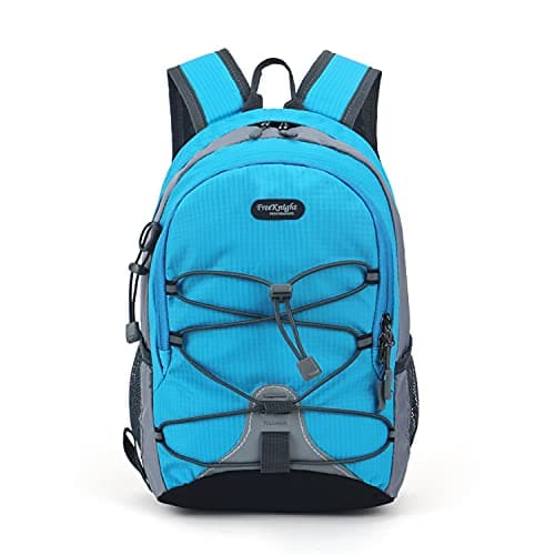 Image of Bseash 10L Small Hiking Backpack for Kids Ages 3-6 Girls Boys Under 4 feet, Mini Waterproof Outdoor Sport Travel Camping Daypack (Light Blue)