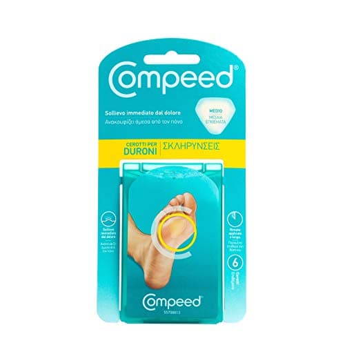 Image of Compeed Callus Treatment Plaster 6 Pack - Hydrocolloid Gel for Natural Removal - Heal Fast