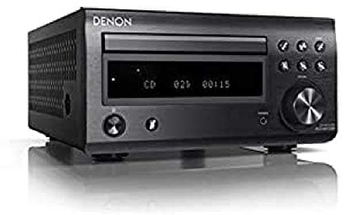 Image of Denon RDCM41DAB Hifi Receiver with CD Player, Audio Receiver for HiFi, Bluetooth, 2x30W + Subwoofer PreOut, FM Radio / DAB / DAB+ Tuner, 2x Digital Optical Input & 1x Headphone Output - Black