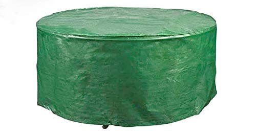 Image of ADEPTNA Heavy Duty LARGE Round Patio Furniture Table Chairs Cover – Protects your Table and Chairs All Year Round from the Weather Dirt and Grime (140CM X 94CM)