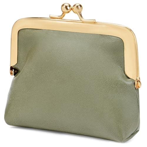 Image of SENDEFN Small Coin Purses for Women Mini Ladies Purse with Kiss Lock Coin Pouch Wallet for Change Cards Keys Lipstick