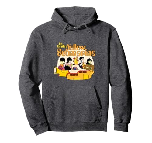 Image of The Beatles - We All Live In A Yellow Submarine Pullover Hoodie