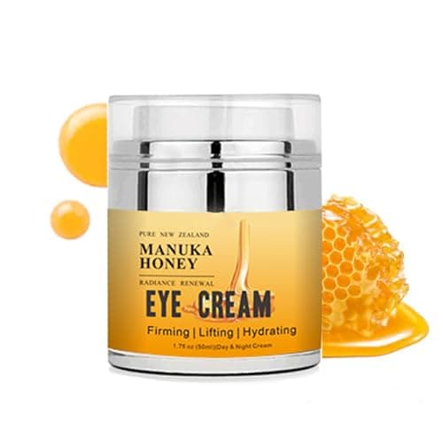 Image of Manuka Honey Eye Cream Anti-aging Eye Cream for Dark Circles and Puffiness Fades Fine Lines Lifting and Firming Anti-wrinkle Under Eye Cream 50ml