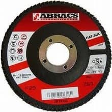 Image of 115mm x 80 GRIT FLAP DISCS. ALUMINIUM OXIDE. QUALITY ABRACS FLAP DISCS (1)