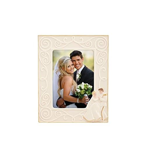 Image of Lenox Happily Ever After Cinderella and the Prince 5" x 7" Frame