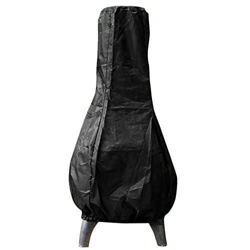 Image of Large Chiminea Cover Heavy Duty Waterproof Garden Patio Heater Rain Protector 122cm High