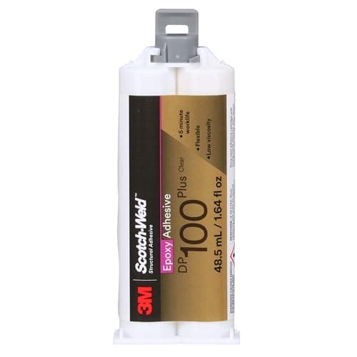 Image of 3M Scotch-Weld Epoxy Adhesive DP100 Plus, Clear, 48.5 mL Duo-Pak