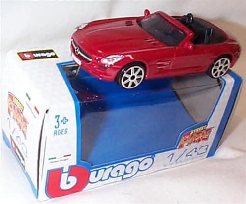 Image of Corgi Burago Street Fire Red MERCEDES.SLS AMG Roadster car 1:43 scale Diecast Model