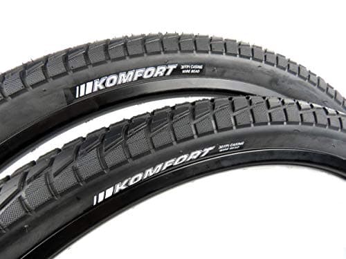 Image of Pair of KENDA K841A KOMFORT Bike Tyres, 27.5 x 1.95, Hybrid, City, Universal, Urban, Comfort, ETRTO 48-584