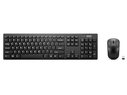 Image of Lenovo 100 Wireless Combo Keyboard and Mouse