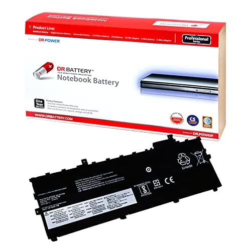 Image of DR. BATTERY 01AV429 SB10K97586 Laptop Battery Replacement for Lenovo ThinkPad X1 Carbon 5th Gen 2017 6th Gen 2018 Series 01AV430 01AV431 01AV494 SB10K97588 SB10K97586 SB10K97587 [11.58V / 57Wh]