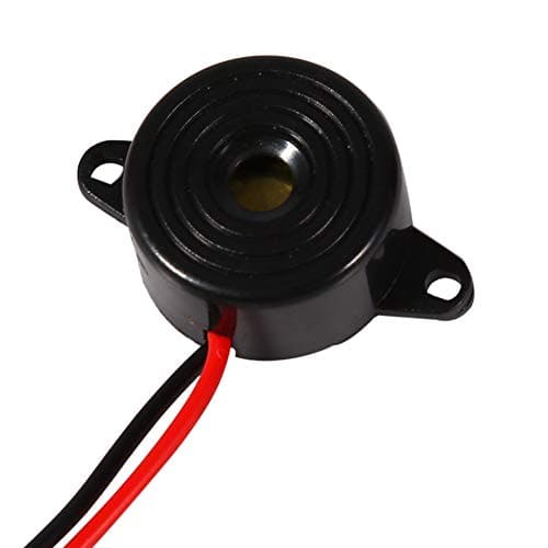 Image of 3-24V Electronic Buzzer, Piezo Tone Buzzer 85 to 95 Decibels Cable Length 100mm Widely Used on Computers, Printers, Photocopiers, Alarm, Electronic Toys