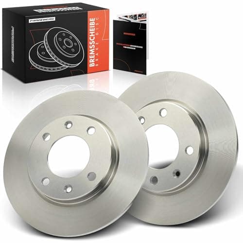 Image of Frankberg Brake Disc Set incl. 2x Discs Rear Solid Ø247mm Compatible with 206 CC 2D 206 Hatchback 2A/C 206 SW 2E/K Xsara N1 306 7D N3 N5 Replace# 4246G6