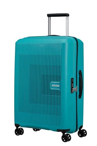 Image of American Tourister Aerostep - Spinner M, Expandable Case, 67 cm, 66.5/72.5 L, Turquoise (Turquoise Tonic)