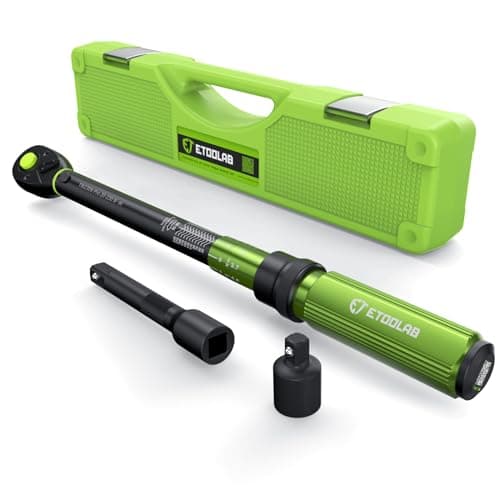 Image of ETOOLAB 1/2 Drive Click Torque Wrench Dual-Range【20-230Nm/10-170lbf-ft】±3% Precision Torque Wrench 1/2 Drive, 72 Tooth Dual-Direction Adjustable Torque Wrench for Bicycle, Moto, Car Maintenance 3 Pcs