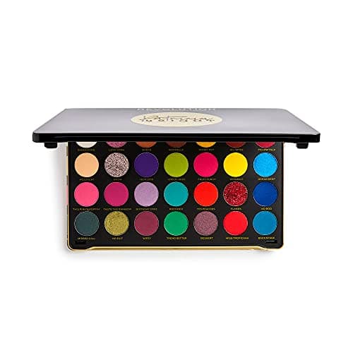 Image of Revolution Beauty London, Patricia Bright, Rich In Colour, Eyeshadow Palette, 28 Shades, 33.6g