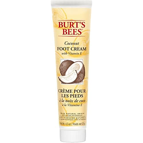 Image of Burt's Bees Foot Cream for Cracked Heels & Dry Skin, Heel Repair Cream & Foot Treatment With Coconut Oil, 121 g Tube