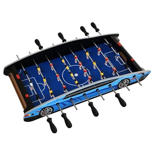 Image of HOMCOM 29 Inch Mini Tabletop Football Foosball Gaming Table Play Fun Game 74.5L x 36.1W x 12H CM