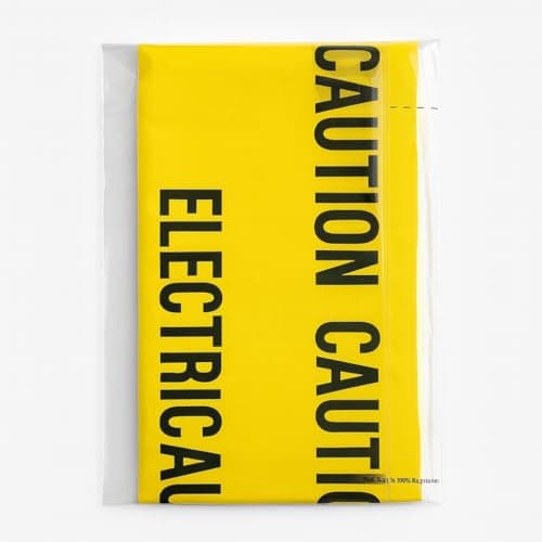 Image of 315 Supplies CAUTION ELECTRICAL Warning Tape – 25m Length – Bright Yellow Underground Safety Marker Tape for Cable Identification – Heavy-Duty, Weatherproof, Flat-Packed for Easy Storage (25 Metres)