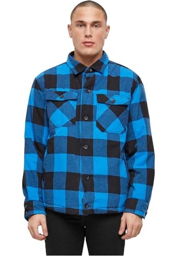 Image of Brandit Lumberjacket, Black+Blue, M