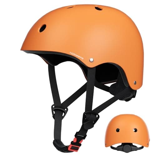 Image of KORIMEFA Toddler Kids Helmet for Bike Scooter Skateboard Roller BMX Bicycle 2-13 Years Boy Girl, Impact-Resistant/Lightweight/Breathable/Adjustable, 51-58cm