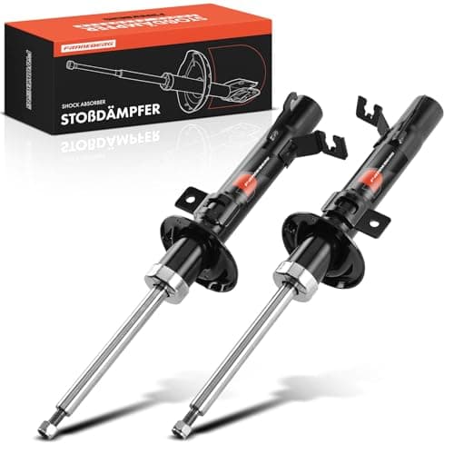 Image of Frankberg 2x Shock Absorber Strut Front Left Right 480mm Gas pressure Compatible with 2 DY Fiesta V JD JH Fiesta V Van Replace# 1227710,1310092
