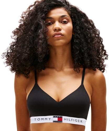 Image of Tommy Hilfiger Women’s Lift Bralette with Adjustable Straps, Black (Black), M