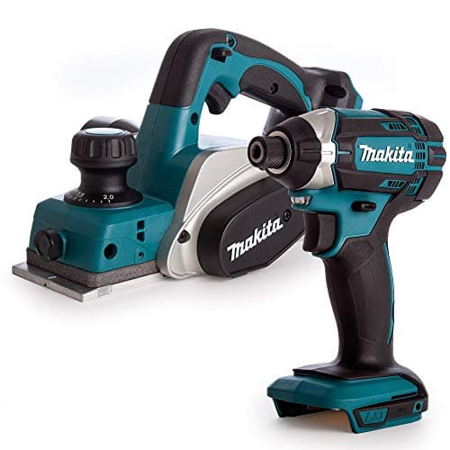 Image of Makita DKP180Z LXT 18V Li-Ion 82mm Planer Body with DTD152Z Impact Driver