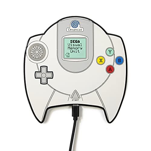 Image of Numskull Official SEGA Dreamcast Controller Wireless Charger Pad - 10W Fast Qi Charger for all Qi Wireless devices
