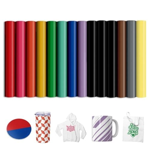 Image of Infusible Transfer Ink Sheets - Sublimation Transfer Sheets for Tumbler T-Shirts Mugs,Solid Color Pre-Printed Sublimation Paper for Cricut Heat Press Mug,12" x 10",14pcs