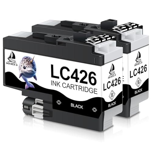 Image of DOUBLE D LC426 Black Ink Cartridges for Brother LC426 Black LC426XL LC 426 LC-426XLVAL Ink Cartridges Compatible with Brother MFC-J4335DW MFC-J4340DW MFC-J4535DW MFC-J4540DW Printer,2 Pack LC426BK