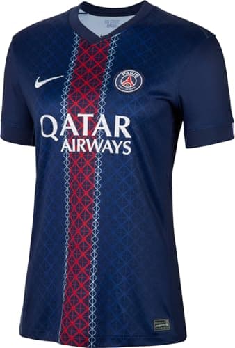 Image of Paris Saint-Germain 2025/26 Stadium Home Nike Women's Replica Football Jersey with Dri-FIT Technology HJ5101