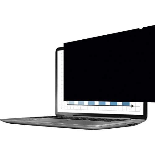 Image of Fellowes PrivaScreen Anti Glare Black Privacy Filter & Screen Protector For Laptop & Monitor 18.1" Inches 5:4 Standard - Easy Attach & Removal With Quick Reveal Tabs