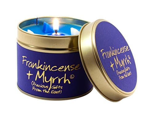 Image of Lily-Flame Frankincense and Myrrh Tin, Blue