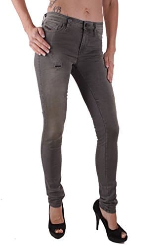Image of Diesel Women's Skinny Jeans Grey Grey - Grey - W25/L31