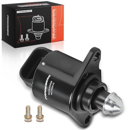 Image of Frankberg 1x Idle Air Control Valve 4-Pin Petrol Compatible with 206 Hatchback 2A/C 1.4L 1998-2008 206 Saloon 1.4L 2007-2008 Replace# 19205F