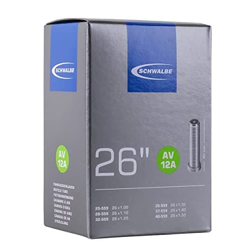 Image of Schwalbe AV12A 26 x 1 - 1.5 Inch Inner Tube with Schrader Valve